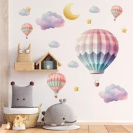 Adesivo Infantil Balão Lavável - Decoração Segura e Criativa para Quarto de Criança - imagem 2