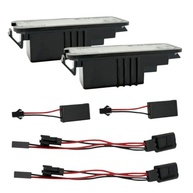 Luz de Placa LED 18-SMD 6500K para VW Golf, Passat, Porsche e mais - Brilho Branco e Instalação Plug & Play - imagem 2