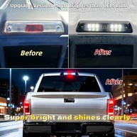 Luz de Freio LED 3ª Geração para Ford F150 2009-2014 e Lincoln Mark LT 2010-2014 - Branca e Vermelha com Junta - imagem 4