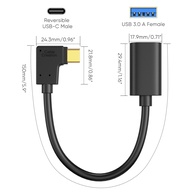 Adaptador USB-C para USB 3.0 90°: Conecte Sem Limites! - imagem 2