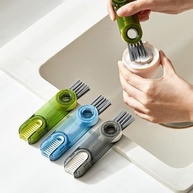 CLICKBRUSH Kit Escovas de Limpeza Multiuso para Garrafas, Copos e Mamadeiras | 3 em 1 com Design Ergonômico - imagem 3