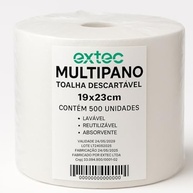 Toalha Wiper 19x23 cm - 500 Unidades Absorvente Multipano Reutilizável Lavável para Limpeza - imagem 2