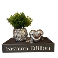 Kit Decoração Livro Enfeite Sala - 3 Peças para Estante com Estilo Moderno - imagem 1