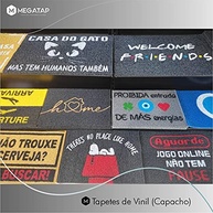 Tapete Capacho Love Is Love 60x40cm - Decore com Amor e Inclusão | Ideal para Entrada da Casa - imagem 4