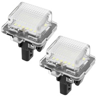 Kit 2 Luzes de Placa LED 18 Leds para Mercedes Benz - Compatibilidade Ampla W205, C117, W213 e Mais - imagem 1