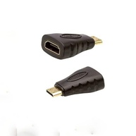 Kit 10 Adaptadores Mini HDMI Macho para HDMI Fêmea Gold - Conexão Premium 1080P - imagem 3