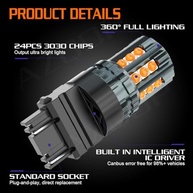Lâmpadas LED Amarelas 3157 para Ford F150/F250/F350 Super Duty (1999-2014) - 300% Mais Brilho 3000K Âmbar - imagem 4
