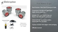 Eleve seu Estilo: Tampas de Válvula NRA Cromadas e Serrilhadas para Carros, Motos e Mais! - imagem 4