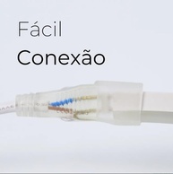 Kit 2 Cabos de Alimentação para Mangueira LED Neon 110/220V - Conexão Segura e Fácil - imagem 3