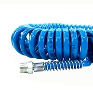 Mangueira Espiral PU 10m para Compressor 1/4" - Azul Resistente e Flexível - imagem 3