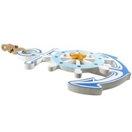 Âncora Decorativa Náutica para Casa de Praia - Estilo Marítimo com Timão e Estrela-do-Mar - imagem 5