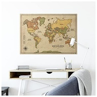 para-marcar-84x59cm-a1-mapa-com-adesivos-vintage-220-viagens-mundi-pins-a-poster-a