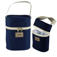 Bolsa Térmica Porta Mamadeira para Maternidade - Azul Marinho | Mantém Bebê Confortável e Alimentação Pronta - imagem 2