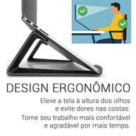 Suporte para Notebook Universal - Ergonômico, Ajustável e Estável para Mesa - imagem 3