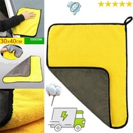 Kit 2 Toalhas Microfibra Dupla Face 30x30cm - Lavagem e Secagem Premium para Carros - imagem 4