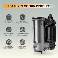 MILLISEC Compressor de Suspensão a Ar para Audi A8 D3/S8 Quattro D3 (2002-2010) - OEM 4E0616007B - imagem 5