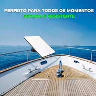 Suporte Reforçado Aço para Antena Starlink Mini: Telhado, Carro, Barco - Instalação Segura Off-Grid - imagem 5