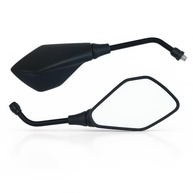 Espelho Retrovisor Mini Z400 Haste Curta - Estilo Esportivo e Visibilidade para sua Moto Nacional - imagem 3