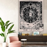 Tapeçaria de Tarô 150x130cm - Decoração Mística e Psicodélica para Quarto - imagem 2