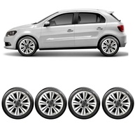 Jogo 4 Calotas Aro 15 Esportivas para Gol, Voyage e Saveiro - Modelo G7 Premium - imagem 1