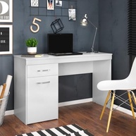 Escrivaninha com 1 Porta e 1 Gaveta Vitória New Branco - Design Moderno e Funcional para Seu Espaço - imagem 3