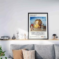 Quadro Decorativo Travis Scott Astroworld Spotify com Moldura | Arte Interativa para Fãs - imagem 3