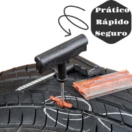 Kit Reparo Borracheiro Profissional para Pneus Sem Câmara - Carro e Moto - imagem 5