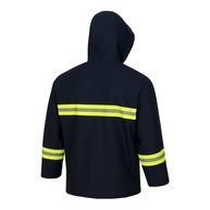 Roupa Capa De Chuva Para Motoqueiro Motoboy Conjunto Jaqueta Calça Impermeável, Emborrachada, Reforçada Com Capuz - imagem 4
