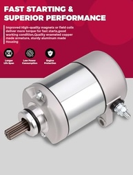 Motor de Arranque OLIFANT para Honda TRX250 Recon/FourTrax/SportTrax (1997-2019) - Potência e Confiabilidade - imagem 5