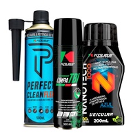 Kit Perfeito: Limpeza Profunda e Durabilidade Máxima para seu Motor - Perfect Clean Flex + Nanotech 1000 + Limpa TBI KOUBE - imagem 1