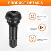 Hastes de Válvula TR413 1.8" - Pacote com 20 Unidades | Universal para Carros, Caminhões, Motos e Mais - imagem 4