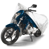 Capa para Moto Tramontina Cinza Impermeável - Proteção Total para Motos até 2,2M - imagem 1
