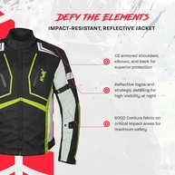 HWK Jaqueta de motocicleta para homens e mulheres escorpião com tecido Cordura para motociclismo Enduro Motocross - imagem 4