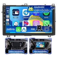 Central Multimídia Android 15 22cm para Toyota Corolla 2017-2019: Carplay, Android Auto, GPS, WiFi 5G e Mais! - imagem 2