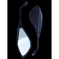 Espelho Retrovisor Mini Z400 Haste Curta - Estilo Esportivo e Visibilidade para sua Moto Nacional - imagem 4