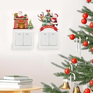 Adesivos de Interruptor de Natal - 4 Peças Decorativas para Casa e Escritório - imagem 5
