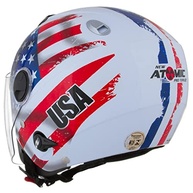 Capacete Pro Tork New Atomic USA 58 VM/AZ: Estilo, Segurança e Conforto para Você! - imagem 5