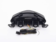 Lanterna Traseira LED com Seta Integrada para Kawasaki Ninja 650R/ER-6 (2009-2011) - Lente Transparente - imagem 5