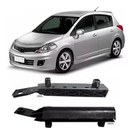 Par de Suportes para Guia do Para-choque Dianteiro Nissan Tiida (2007-2015) - Fixação Segura e Duradoura - imagem 2