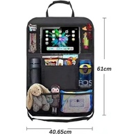 Organizador de Carro Multiuso com Suporte para Tablet e Copos - Essencial para Uber e Viagens! - imagem 4