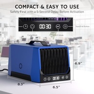 Airthereal DA25: Gerador de Ozônio Potente 60.000mg/h para Eliminar Odores e Purificar Ambientes - imagem 3