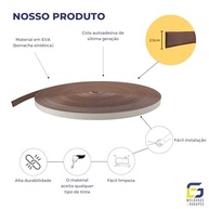Moldura Painel Ripado Saturno em EVA Autoadesivo 2,5cm | Acabamento Moderno para Paredes - imagem 3