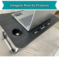 Mesa Portátil em MDF para Estudo e Trabalho - Ideal para Notebook, Cama e Sofá - imagem 3