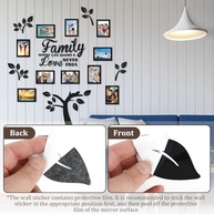 Árvore Genealógica Decorativa de Parede em Acrílico – Adesivo Moderno para Decoração Personalizada - imagem 5