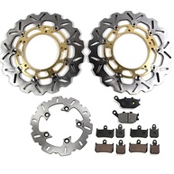 Rotores e Pastilhas de Freio Arashi Dourados para Yamaha YZF R1 (2007-2014) - Performance e Segurança - imagem 2