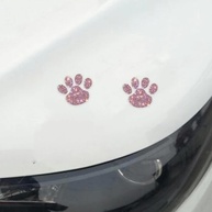 Adesivos de Patinhas de Diamante para Carro: Charme e Fofura para seu Veículo! - imagem 5