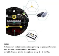 Kit Completo de Peças de Reposição para iRobot Roomba 800 & 900 Series - 4 Filtros HEPA + 4 Escovas Laterais + 1 Escova de Borracha - imagem 5
