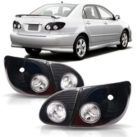 Conjunto de Lanternas Traseiras Pretas para Toyota Corolla 2003-2008 - Par Completo (4 Peças) - imagem 1