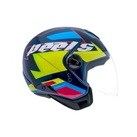 Capacete Peels Hype Freeway Aberto Azul Dark/Amarelo - Segurança e Estilo para Sua Moto - imagem 4