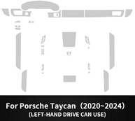 Película Protetora TPU PACSCI para Porsche Taycan 2020-2024: Proteção Antiarranhões para Tela de Navegação e Painel - imagem 3